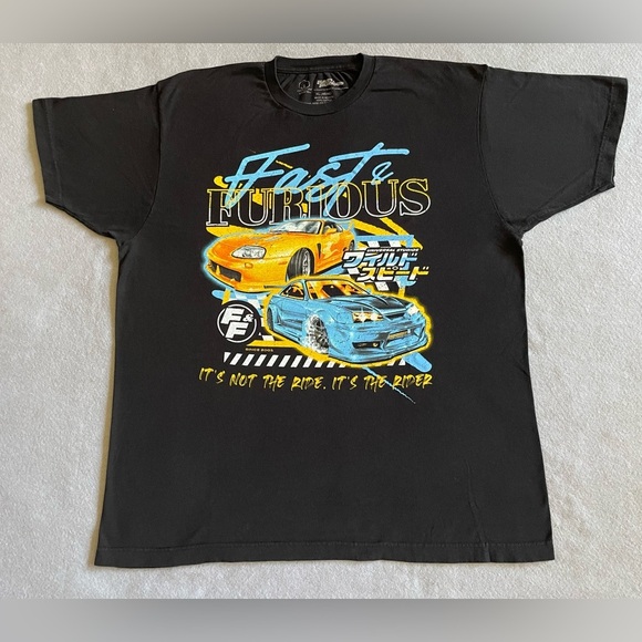 Universal Studios Fast & Furious Men’s Black Size XL - Picture 1 of 7